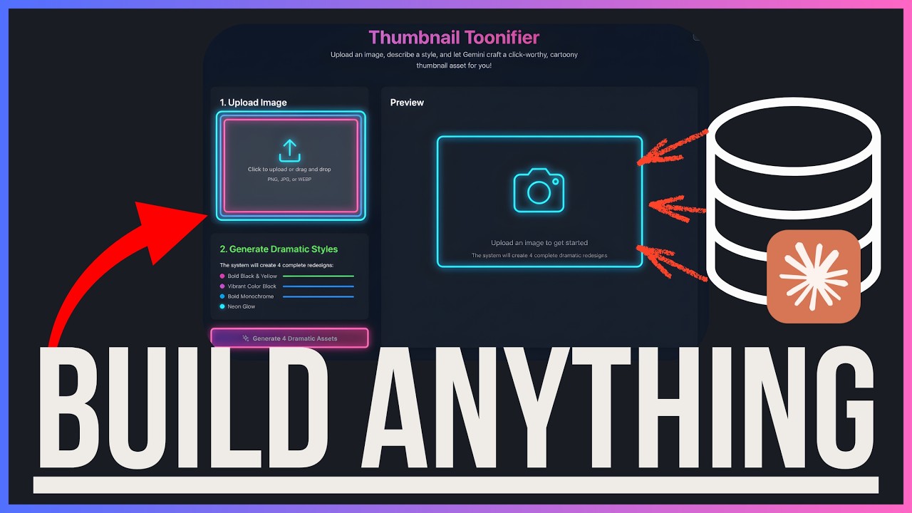Google Gemini 2.5 Pro Build + Claude Code = FULL AI APPs - YouTube