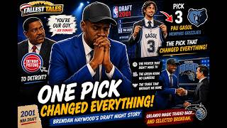 Brendan Haywood Went From Confident… to Praying on Draft Night 😂 | Tallest Tales Explained