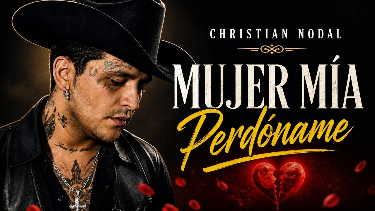 Christian Nodal – Mujer Mía, Perdóname 💔 | Canción Más Triste Para Llorar | Balada Romántica 2026