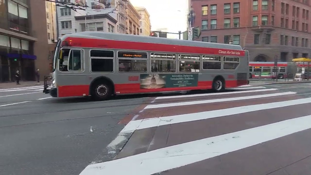 SF Muni 2016 new flyer XDE40 8826 on Route F