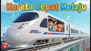 Kereta Cepat Melaju  Lagu Anak  Lagu Naik Kereta Paling Seru