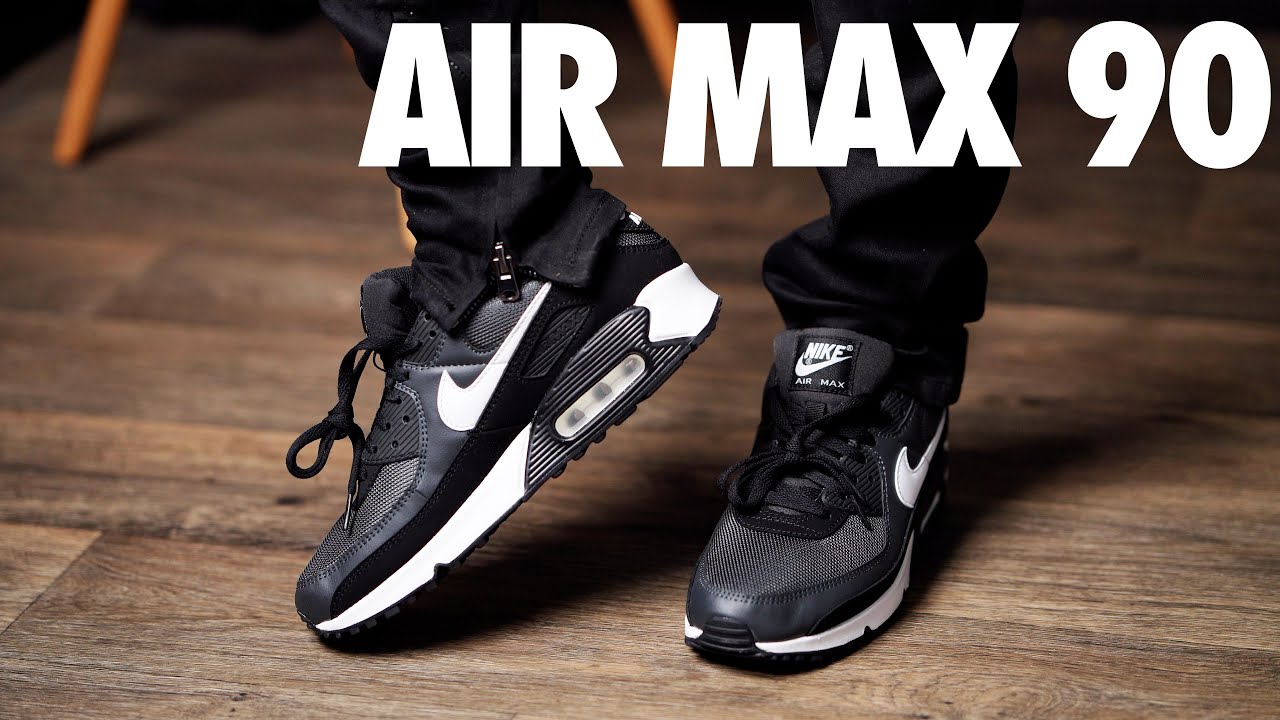 air max 90 essential black & silver