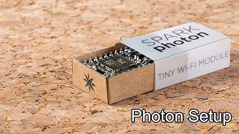Particle Photon setup