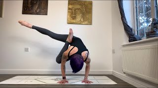 How To Do Half Lotus Side Crow - Yoga Tips - Arm Balance Tutorial