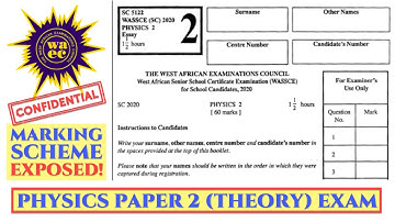 WAEC WASSCE 2020 May/June PHYSICS Exam