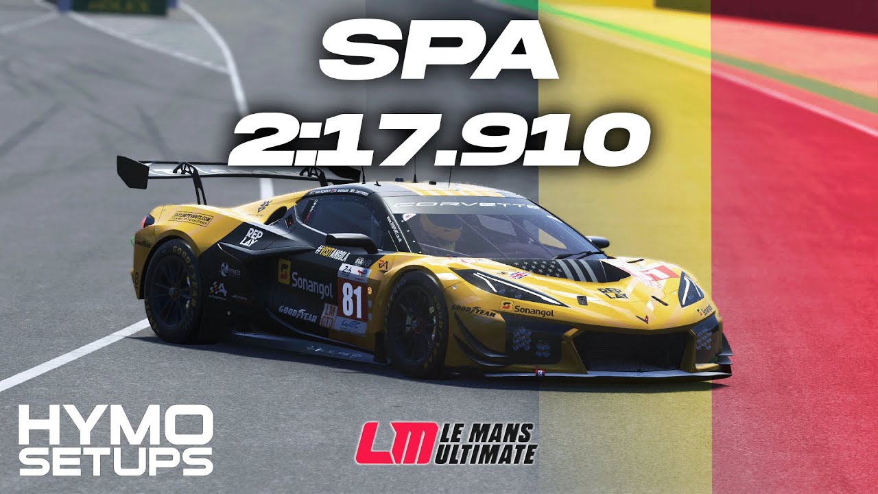 LMU Hotlap | Chevrolet Corvette Z06 LMGT3.R @ Spa | V1.0 | Le Mans Ultimate