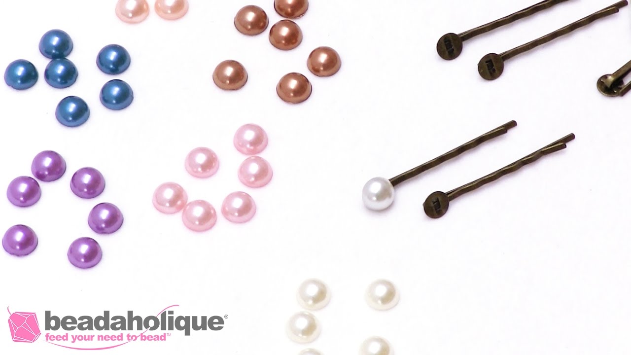 How To Make A Set Of 10 Vintage Style Bridal Hair Pins Youtube
