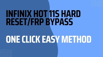 infinix Hot 11S X6812 hard reset FRP Bypass| INFINIX NOTE 11S FRP UNLOCK BY UNLOCKTOOL