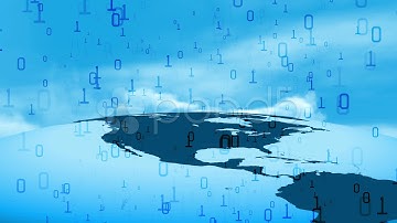 Global Data Cloud Server It Technology. Stock Footage