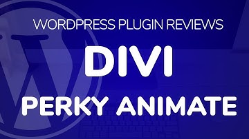 WordPress Plugin Reviews - Divi Perky Animate Plugin