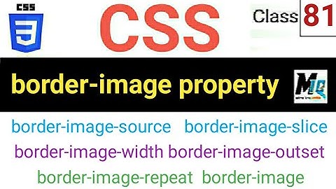 CSS border-image property || in urdu tutorial for beginners