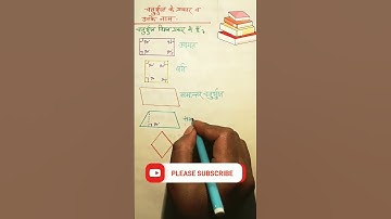 चतुर्भुज के प्रकार और उनके नाम #short #ctet #shortvideo #maths #exam #chaturbhuj #ganit