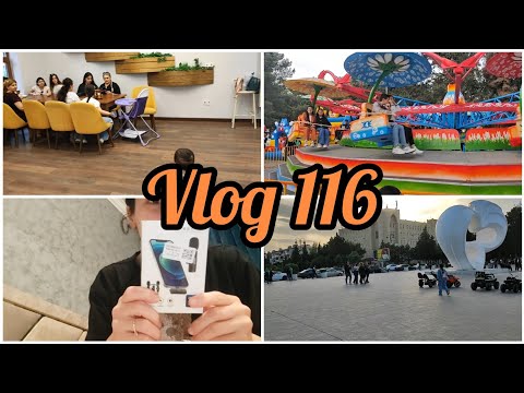 Gəzməyə getdik.Bizimlə dolu dolu günlük vlog.Vlog 116