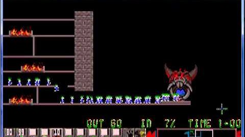 Lemmings 1 Taxing Level 19 Bomboozal