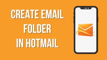 How To Create New Email Folder In Hotmail | Add New Email Folder In Hotmail Mail Box From Mobile App