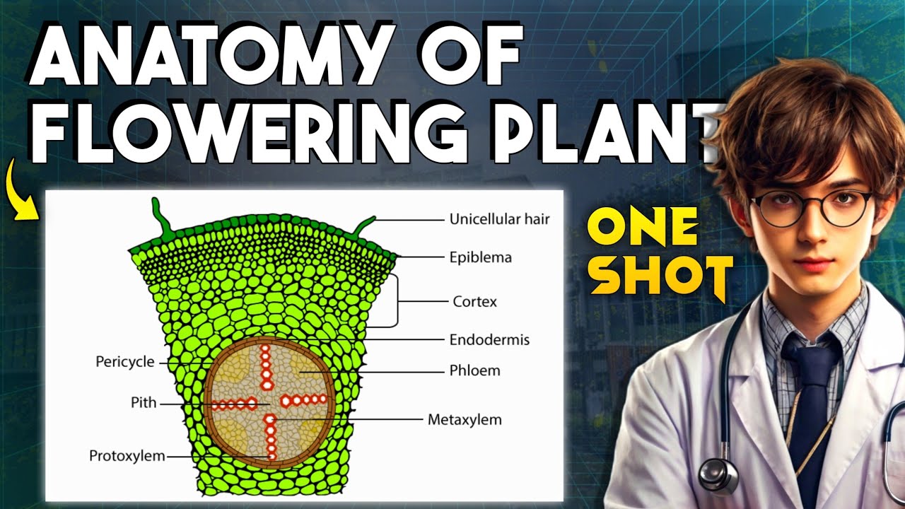 Anatomy Of Flowering Plants ONE SHOT REVISION | Class 11 BIOLOGY NEET ...