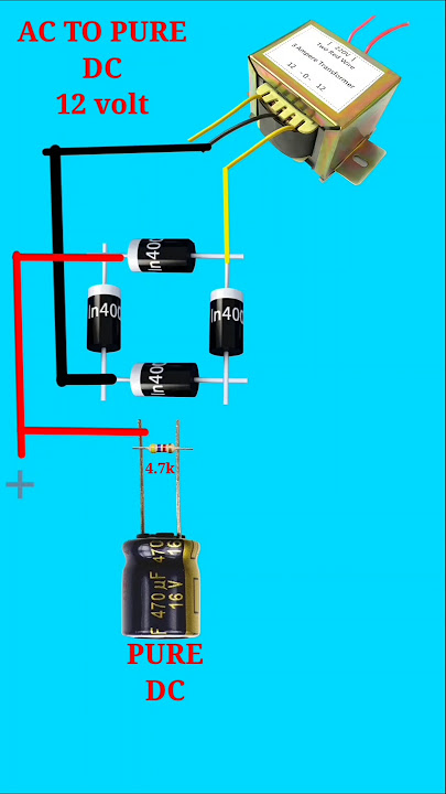 how to make 12 volt battery charger at home  // #shorts