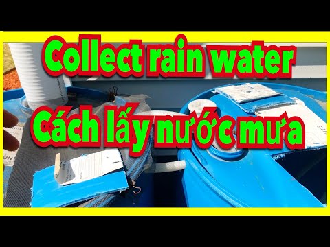 Video: Rainwater Collection - Yağış çəlləkləri ilə yağış suyunun yığılması