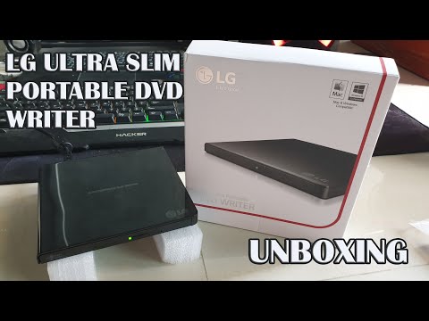 LG Ultra Slim Portable DVD Writer Unboxing | LG External ODD | External DVD Writer