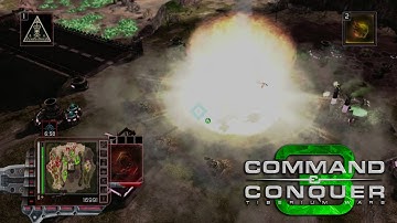Command & Conquer 3: Tiberium Wars - Brutal AI Skirmish - NOD vs GDI (Xbox 360)