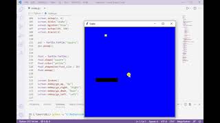 Quick demo of Snake Game!  Using Python #snakegame #python #tech #coding #vscode #programing