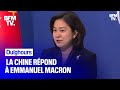 Ouïghours: la Chine répond à Emmanuel Macron