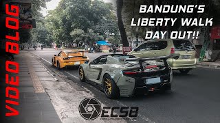 DUO LIBERTY WALK NGERAMEIN JALANAN BANDUNG!! Mazda RX-7 Arief Muhammad bareng McLaren MP4 12C!!