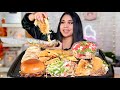 MEXICAN FOOD MUKBANG!! (Tostada, Birria Tacos, Flautas, QuesaBirria, Chimichanga, Torta)