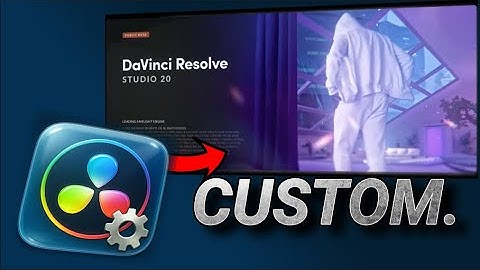 CUSTOM LOADING SCREENS ON DAVINCI RESOLVE (Windows)