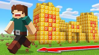Minecraft, But Steps Spawn Lucky Structures...