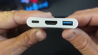 Amazon USB C to HDMI Adapter for iPhone 15 to TV