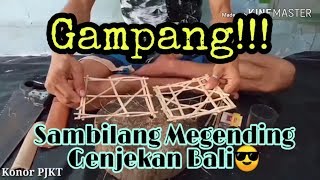 Cara Membuat Klakat Sudamala Lanang Sambilang Megenjekan Youtube