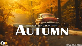 Enchanting Autumn Forests with Beautiful Piano Music?4K Autumn Ambience & Fall Foliage