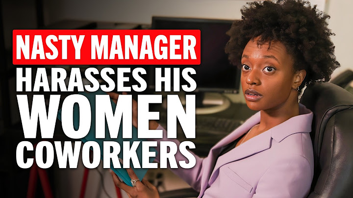 Disgusting Office Manager Harasses Coworker, but Karma Catches Up with Him