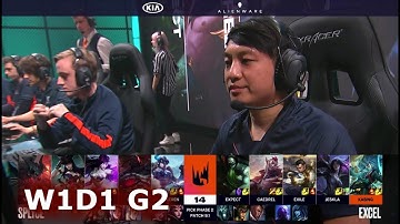 Splyce vs Excel Esports | Week 1 Day 1 of S9 LEC Spring 2019 (ex-EULCS) | SPY vs XL W1D1