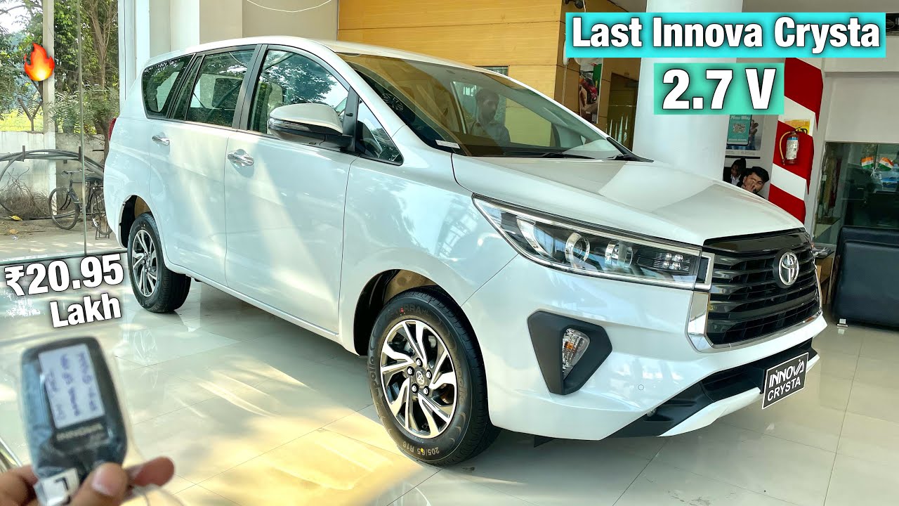 Toyota Innova Crysta 2.7V ️ Best 7 Seater ️ Top Selling 7 Seater @₹20. ...