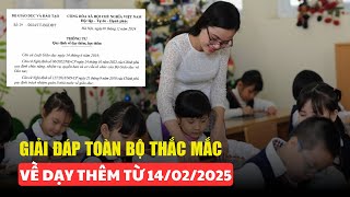 Giải Đáp Các Thắc Mắc Thường Gặp Về Dạy Thêm Theo Thông Tư 29 Từ 14/2/2025 #kienthuc #baihoccuocsong