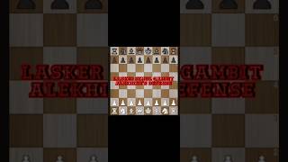 Lasker Simul Gambit Alekhines Defense