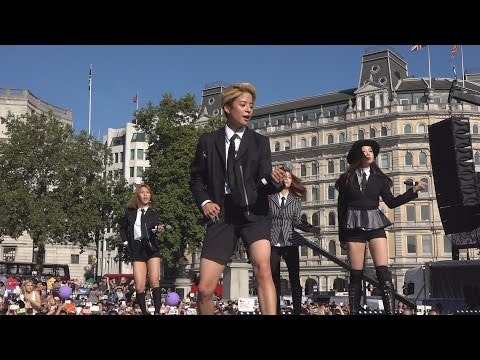 K-Pop band F(x) performing Rum Pum Pum Pum at the London Korean Festival 2015 런던 한인 축제 Part 7