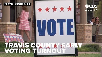 Travis County early vote turnout surpasses 50% of registered voters