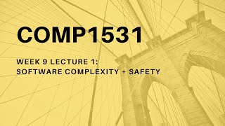 Famous COMP1531 Week 9 Lecture 1 | Safety + Complexity Net Worth
