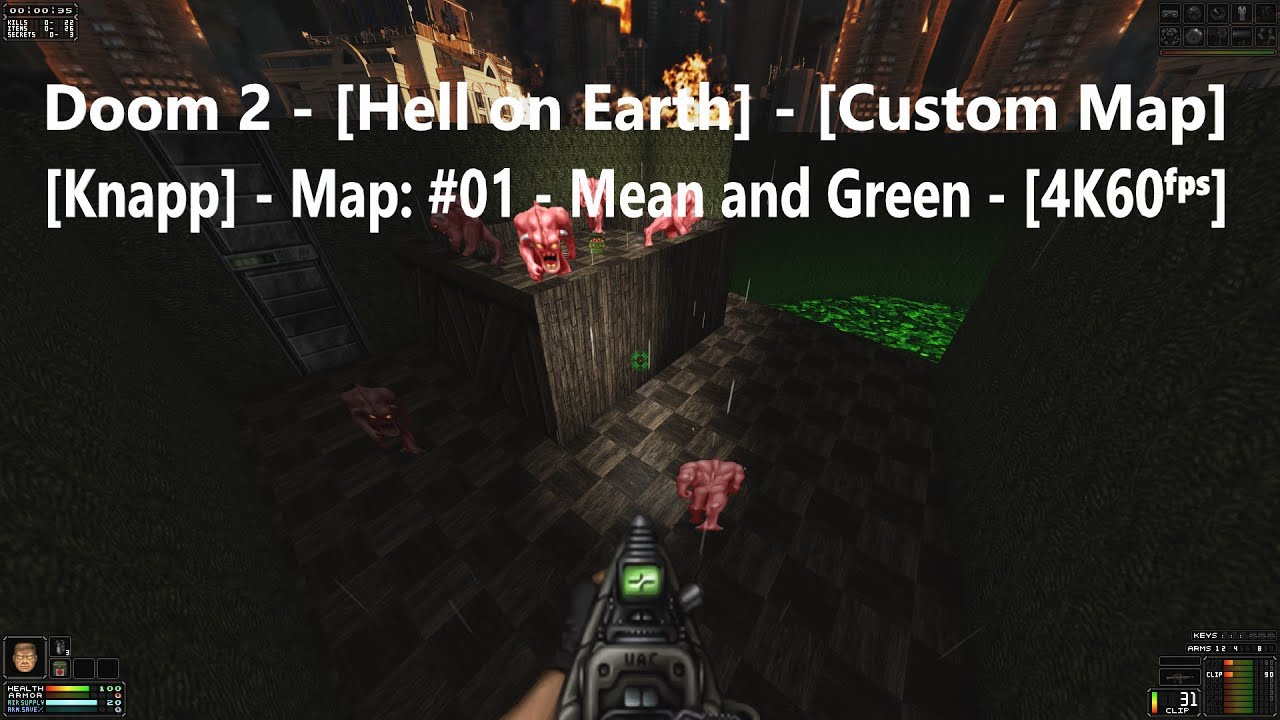 Project Brutality 3.0 - Doom 2 - [Knapp] - Map: #01 - Mean and Green ...