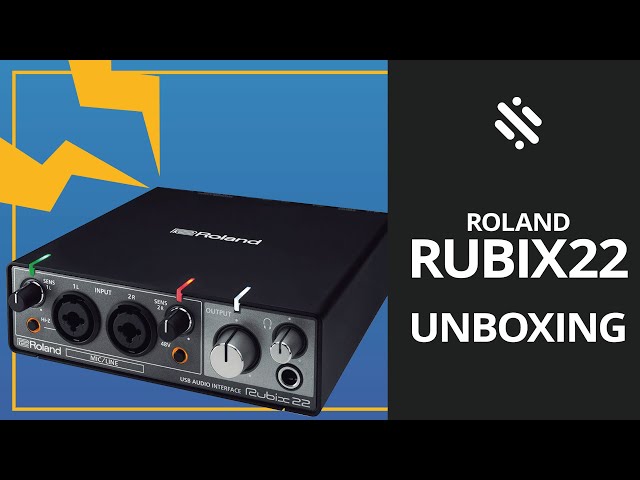 Unboxing: Roland Rubix 22 - Interfaz de audio - YouTube