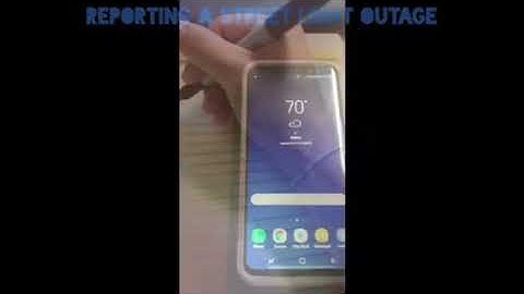 How to Report a Street Light Outage - ONCOR