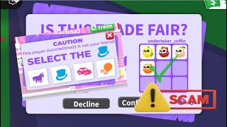 Woah I Got Scam Warning For The First Time While Trading All 4 New Fruit Owls Adopt Me - Roblox