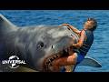 Great White Shark Attacks Kids On A Banana Boat