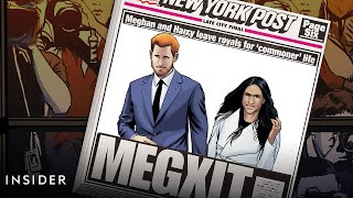 Why Prince Harry And Meghan Markle Left The Royal Family, Told As A Motion Comic