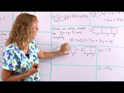 Factoring linear expressions: using the distributive property backwards ...