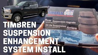 Timbren Rear Suspension Enhancement System install on a 2020 Dodge Ram 2500 Hemi
