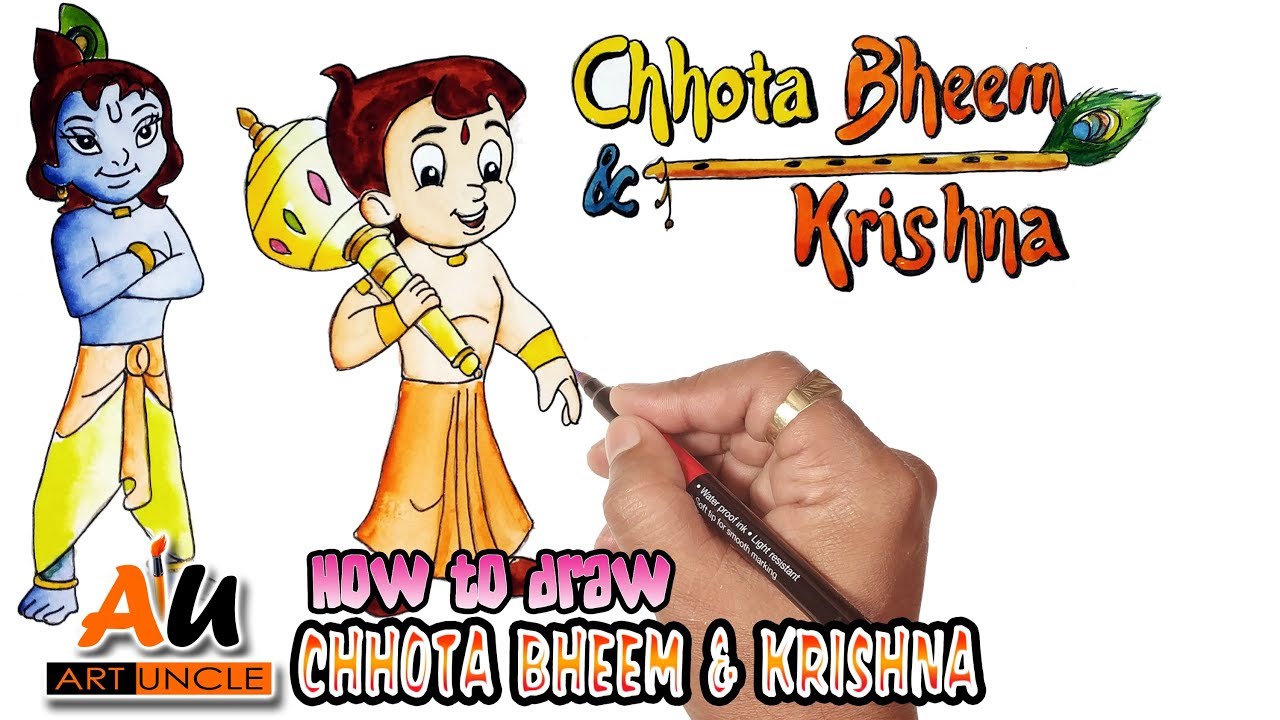 How to Draw Kalia from Chhota Bheem (Chhota Bheem) Step by Step |  DrawingTutorials101.com